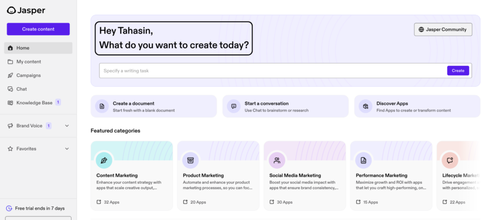 Jasper AI Personal Experience