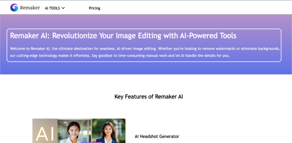 What is Remaker AI?