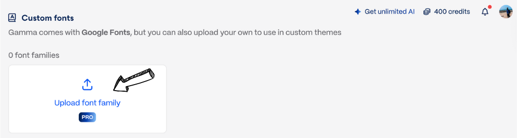 Gamma AI Review: AI Design Partner for Presentation in 2025? 9 Gamma AI font customizer