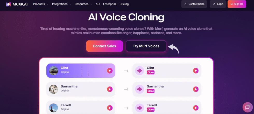 AI Voice Cloning of Murf AI