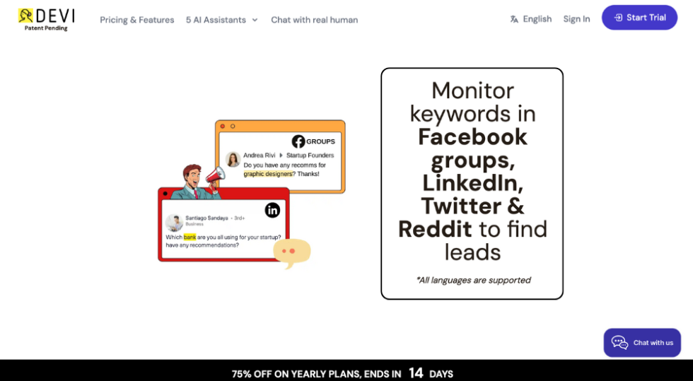 Devi AI  Website & Landing Page Builder Image