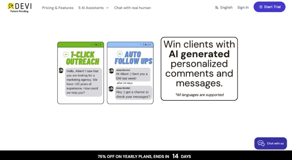 Devi AI Smart Comment Suggestions Image
