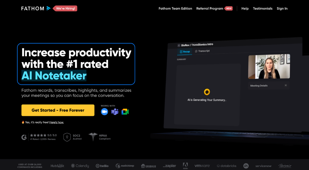 Fathom AI Note Taker