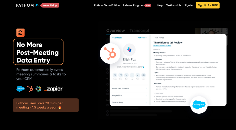 Fathom AI Note Taker