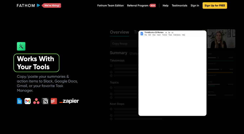 Fathom AI Note Taker