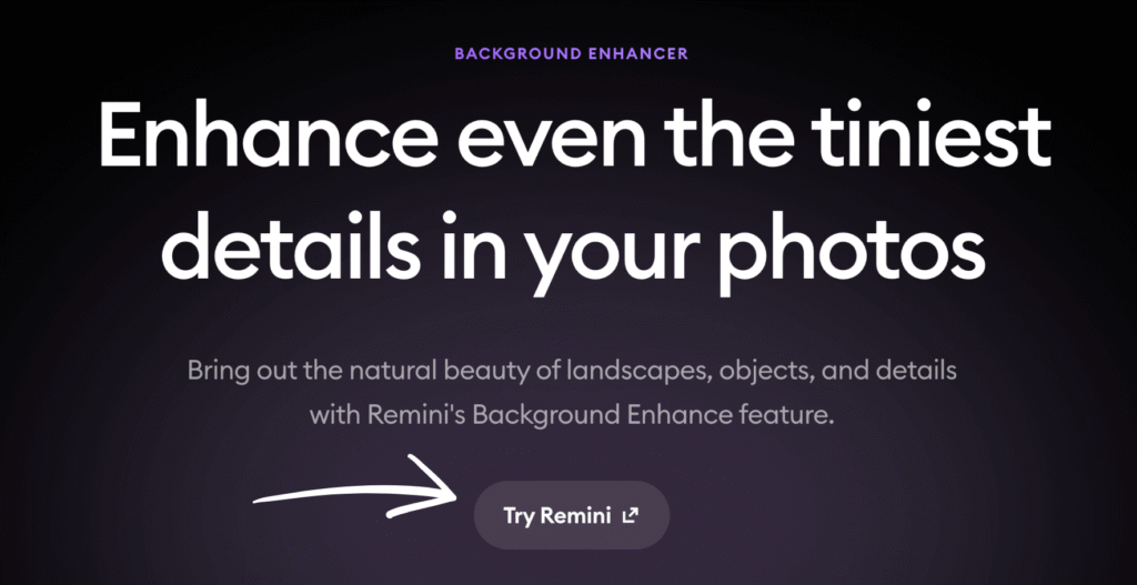remini Background enhancer