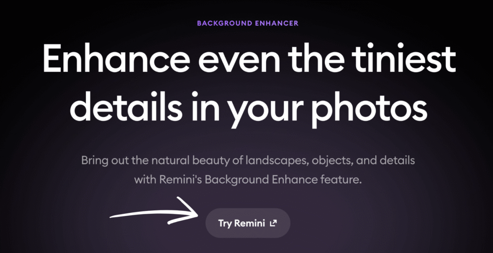Remini AI Background Enhancer