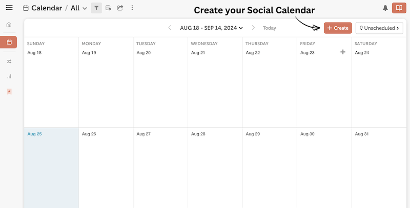 Create your Social Calendar