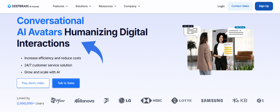 DeepBrain Interactive AI Human