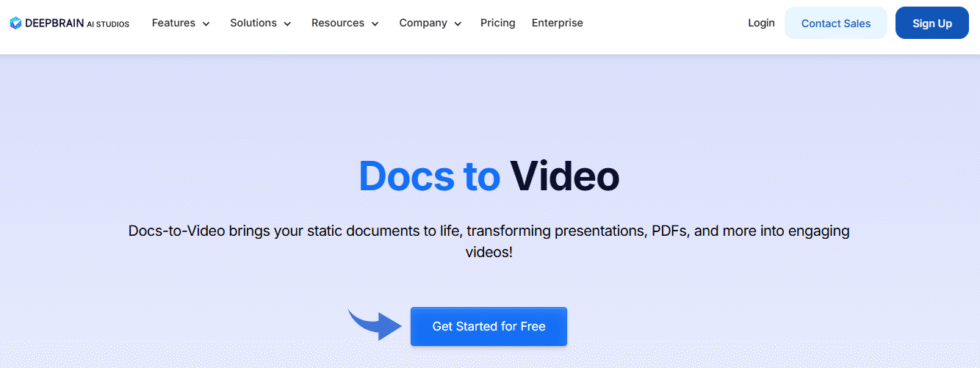DeepBrain PPT to Video