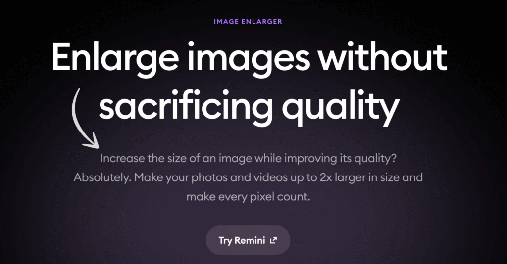 remini Image enlarger