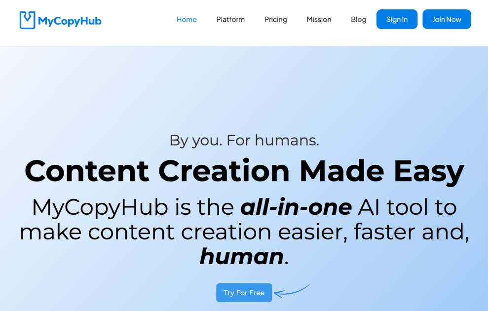 MyCopyhub Homepage