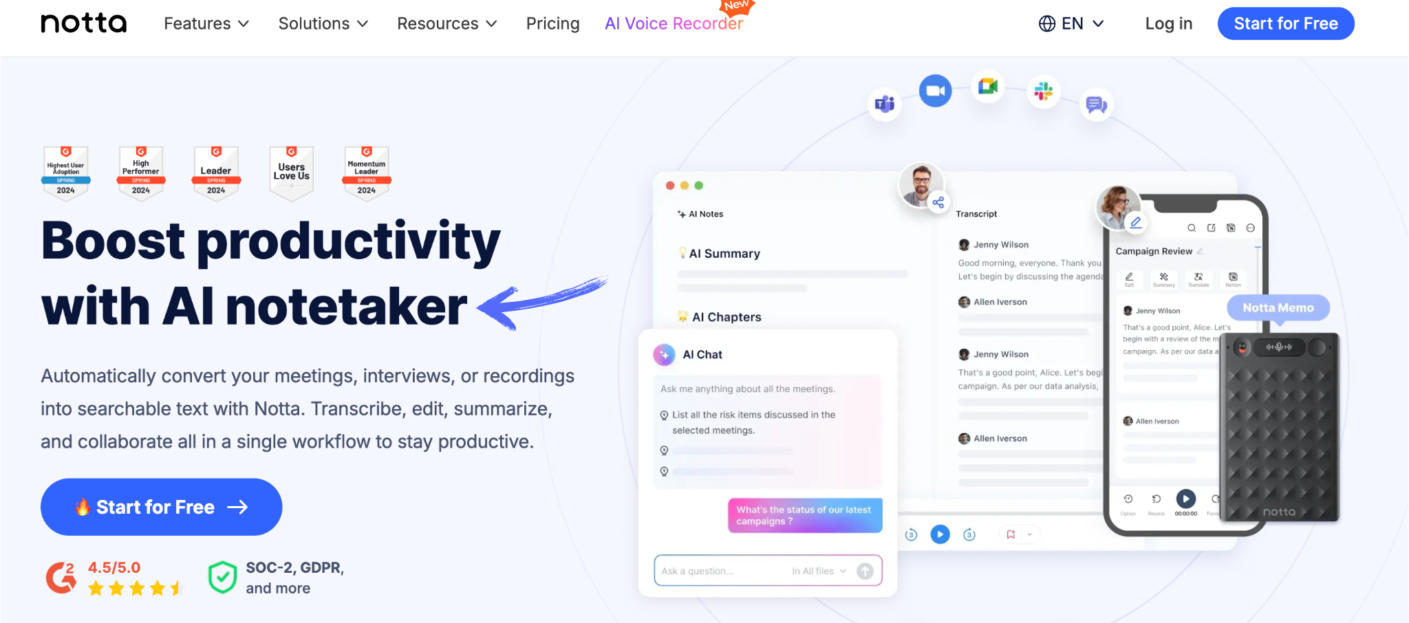 Notta Review in 2025: Is It the Best AI Notetaker? 3 Notta