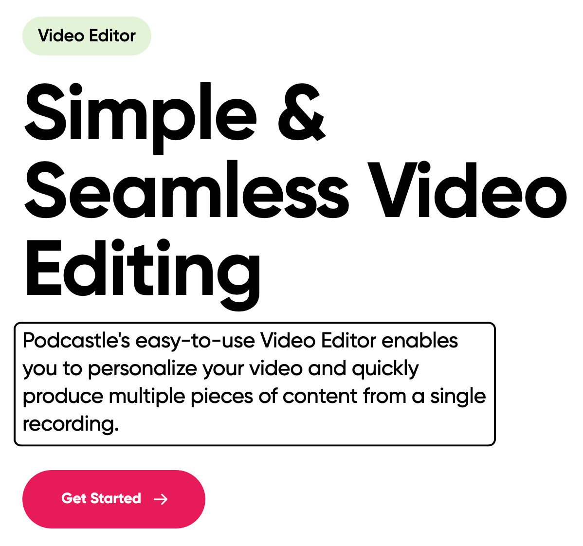 Video Editing with Podcastle