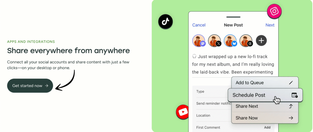 buffer Apps and integrations