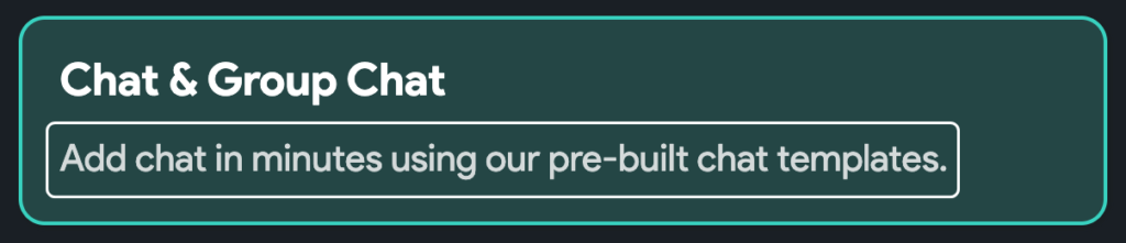 Chat & Group chat with Flutterflow
