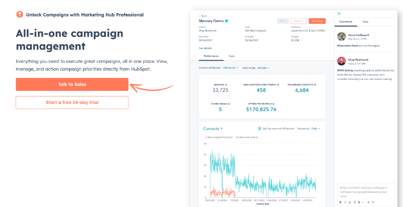 Hubspot marketing