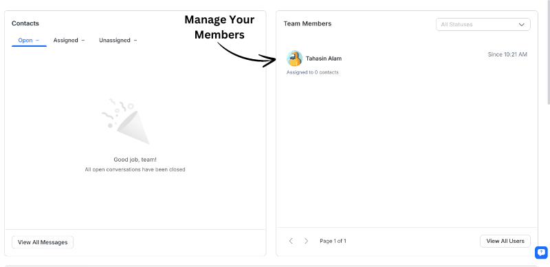 Manage Your Members with Respond io