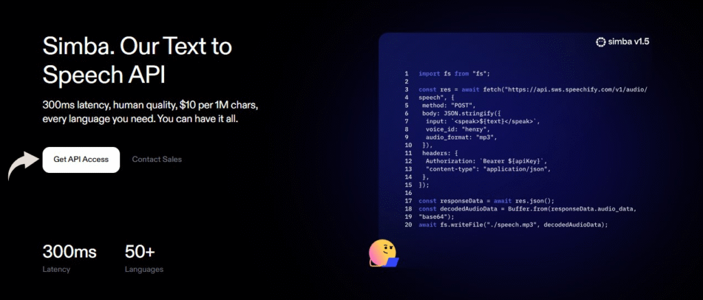 Speechify API Access