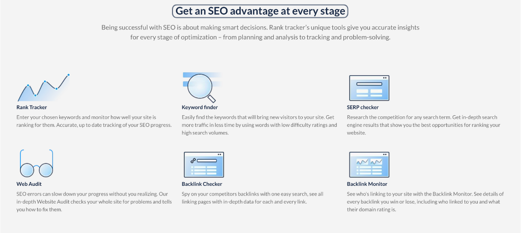 Top benefit of Ranktracker