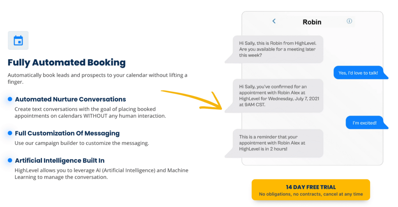 GoHighLevel Fully Automated Booking