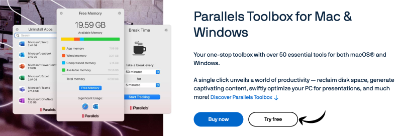 Parallels Toolbox