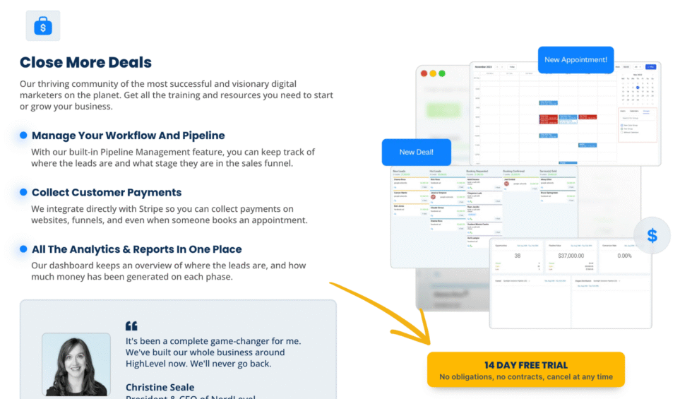 GoHighLevel Close More Deals