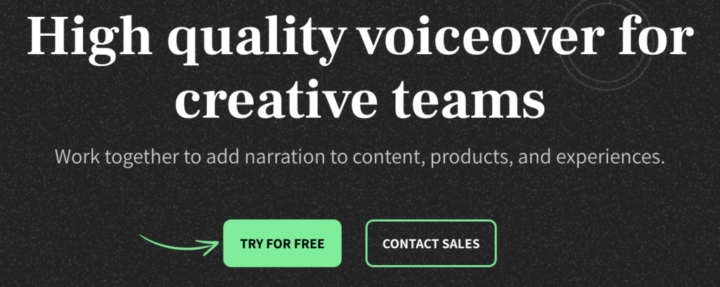 Voices for your team with WellSaid Labs