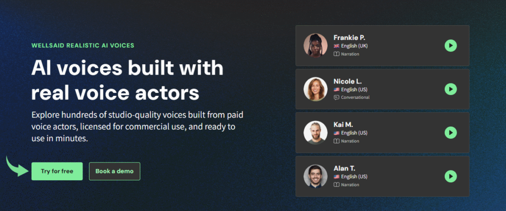 WellSaid Labs Review: Best Realistic Voiceovers in 2025? 10 WellSaid Labs AI Voices