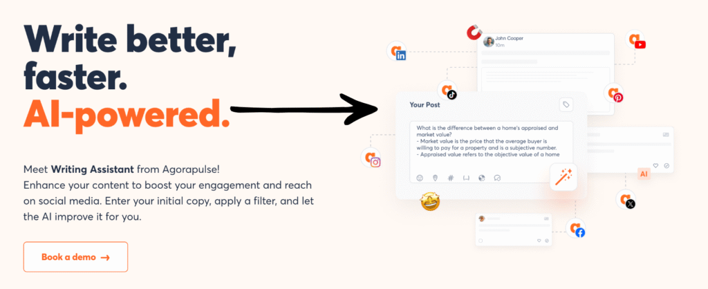agorapulse AI Writing Assistant