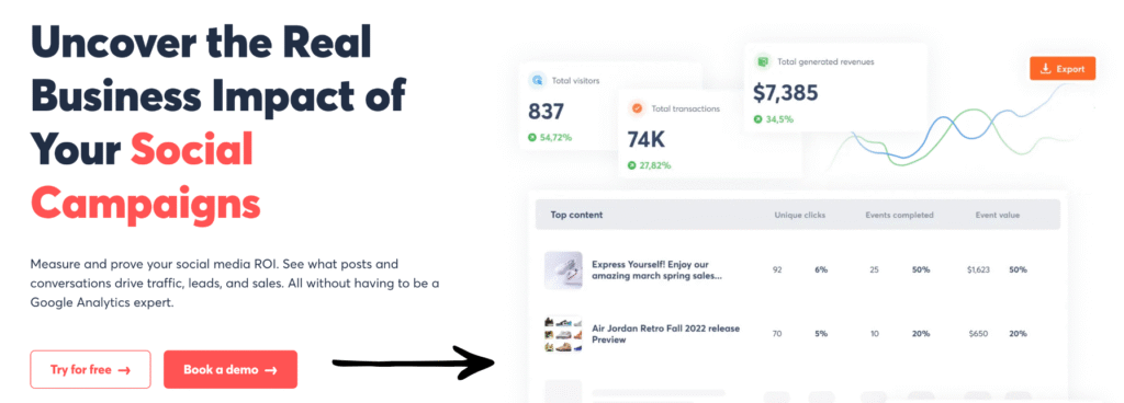 agorapulse social media ROI