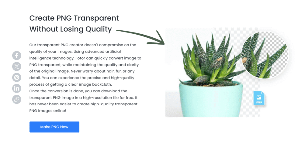 Fotor Free png Maker