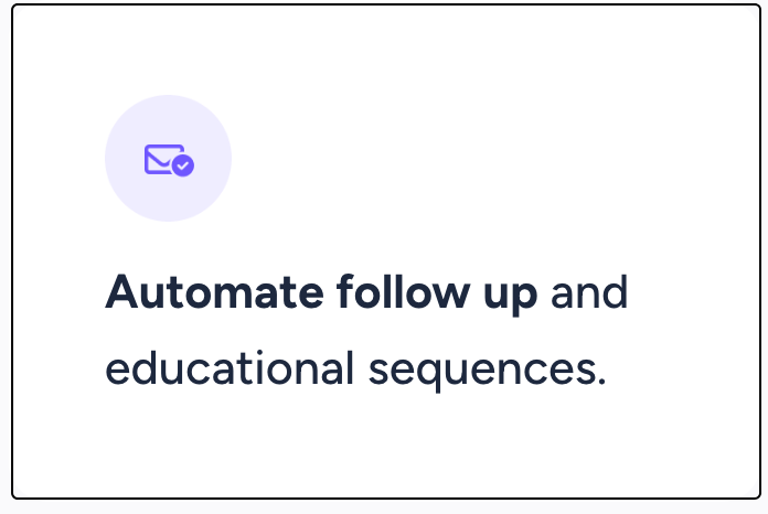 Automate follow up