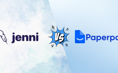 Jenni AI vs Paperpal: Best Writing Tool in 2024