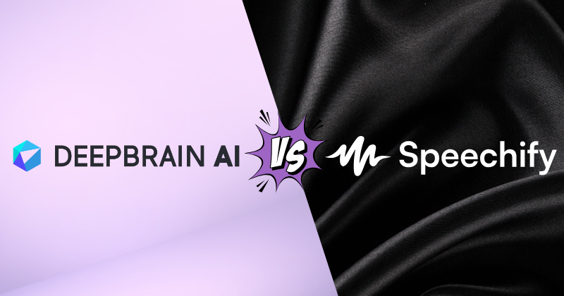 Deepbrain vs Speechify