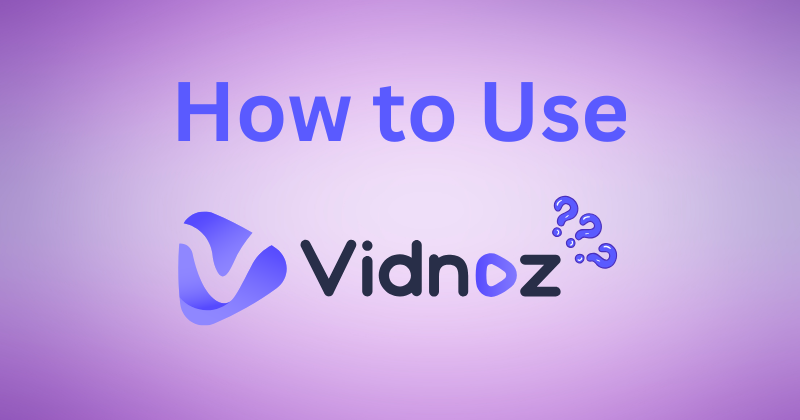 How to Use Vidnoz