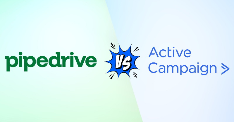 Pipedrive vs ActiveCampaign