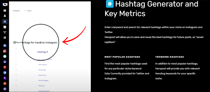 social sprout Hashtag-generator