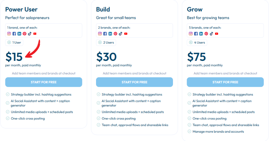 Plann Pricing