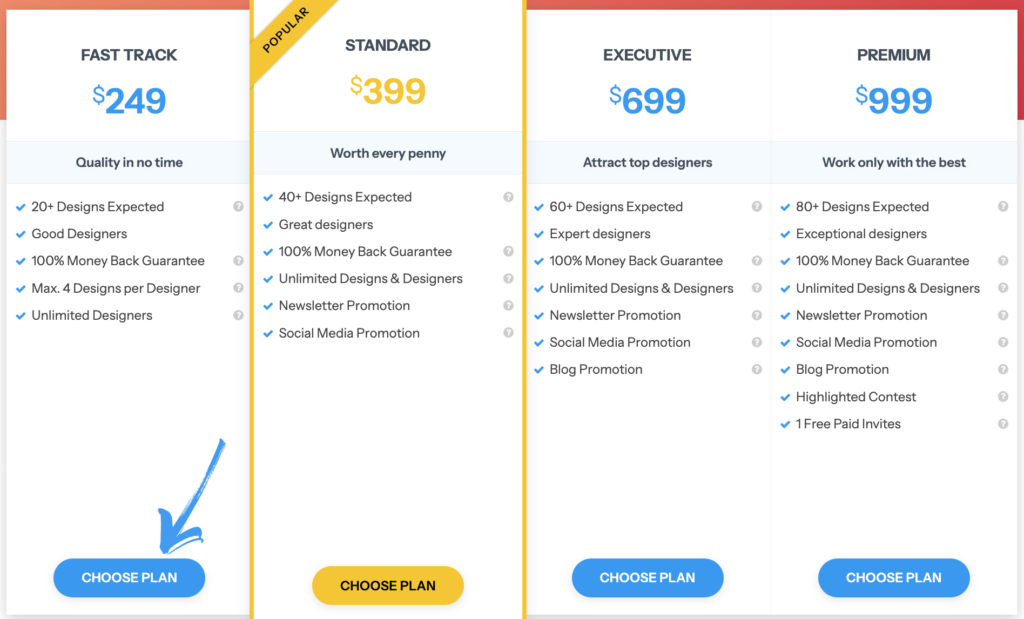 Designhill pricing