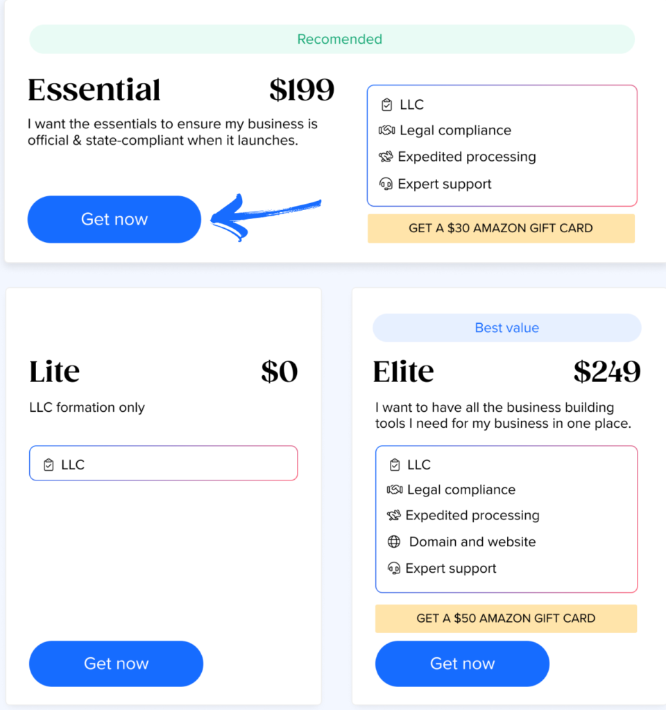 Tailor Brands pricing