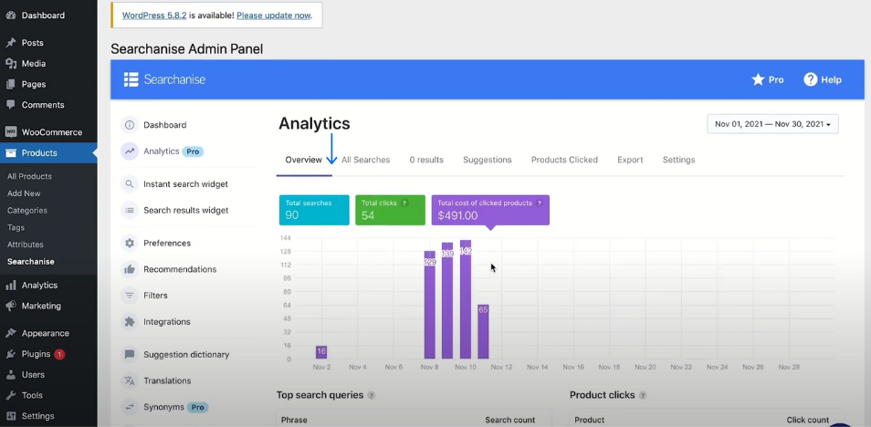 searchanise-Analytics