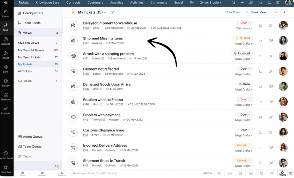 Zoho Project Plus reporting