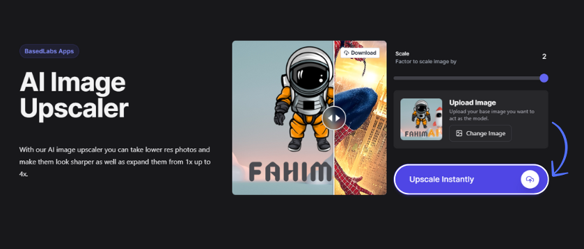 Basedlabs Image Upscaler