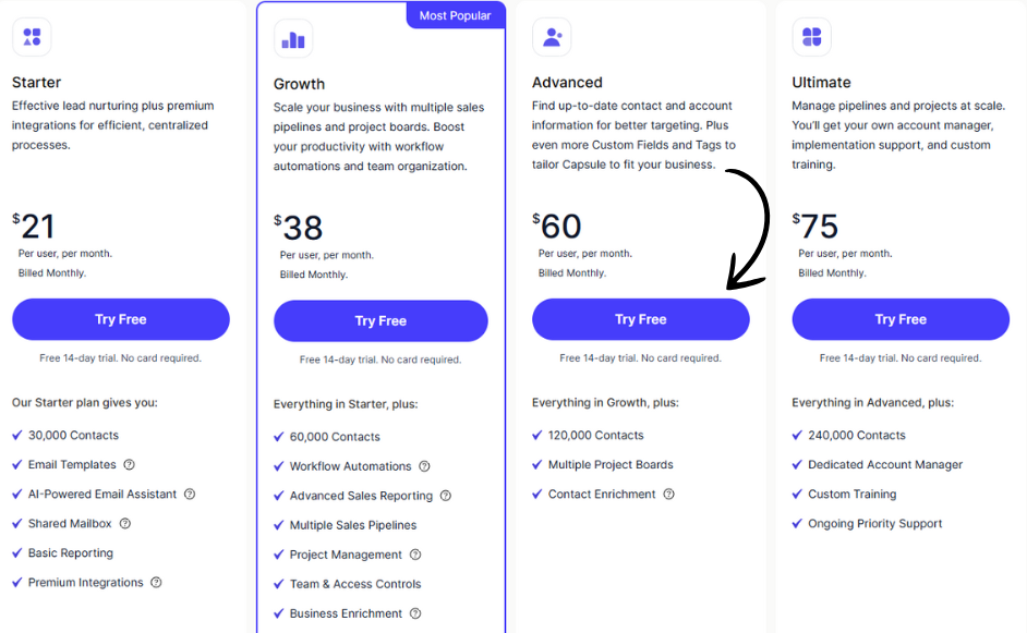 Capsule Pricing