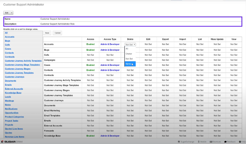 SugarCRM Security Overview