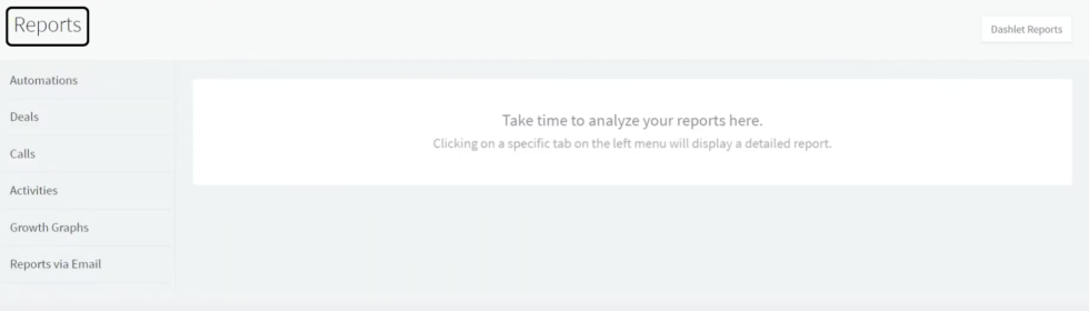 Agile CRM Reports & Analytics