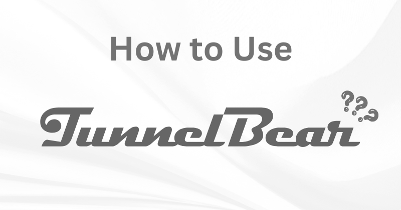 How to Use TunnelBear