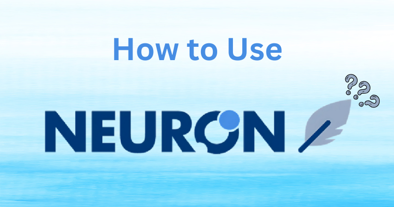 how to use NeuronWriter