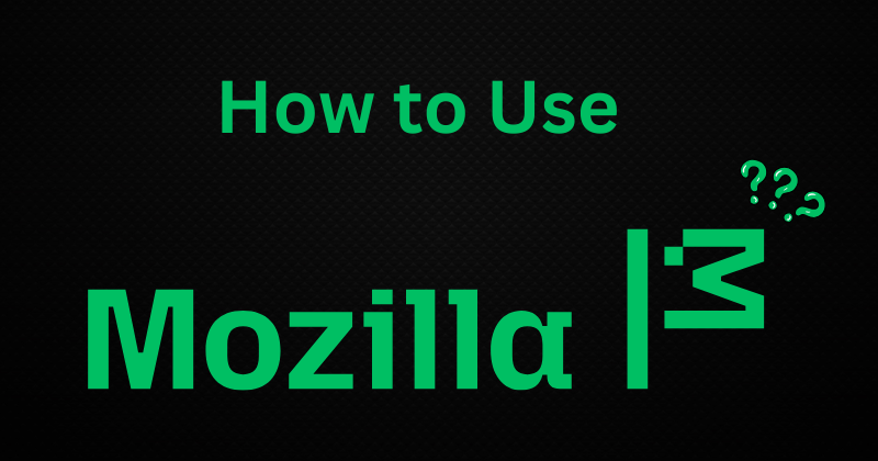 How to Use Mozilla VPN